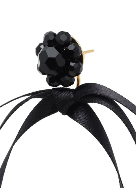 Black ribbon-bow earrings Simone Rocha - women SIMONE ROCHA | ERG3890903BLK